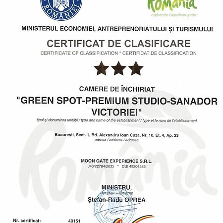 Green Spot - Premium Studio - Sanador Victoriei Βουκουρέστι Εξωτερικό φωτογραφία